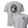 2nd Battalion 6th Marines Back Print T-Shirt - HEATHER GREY