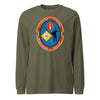 2nd Battalion 6th Marines Long Sleeve T-Shirt - OD GREEN