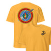 2nd Battalion 7th Marines Back Print T-Shirt - GOLD