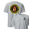 2nd Battalion 8th Marines Back Print T-Shirt - HEATHER GREY