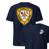 2nd Battalion 9th Marines Back Print T-Shirt - NAVY