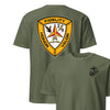 2nd Battalion 9th Marines Back Print T-Shirt - OD GREEN