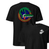 2nd Assault Amphibian Battalion Back Print T-Shirt - BLACK