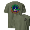 2nd Assault Amphibian Battalion Back Print T-Shirt - OD GREEN