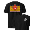 2nd Combat Engineer Battalion Back Print T-Shirt - BLACK