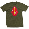 2nd Division Vintage T-Shirt - OD GREEN