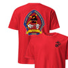 2nd Light Armored Reconnaissance Battalion Back Print T-Shirt - RED