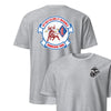 3rd Battalion 1st Marines Back Print T-Shirt - HEATHER GREY