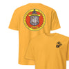 3rd Battalion 11th Marines Back Print T-Shirt - GOLD