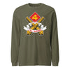 3rd Battalion 14th Marines Long Sleeve T-Shirt - OD GREEN