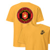3rd Battalion 2nd Marines Back Print T-Shirt - GOLD