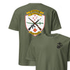 3rd Battalion 23rd Marines Back Print T-Shirt - OD GREEN