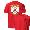 3rd Battalion 23rd Marines Back Print T-Shirt - RED