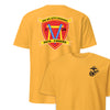 3rd Battalion 26th Marines Back Print T-Shirt - GOLD