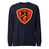 3rd Battalion 3rd Marines Long Sleeve T-Shirt - NAVY
