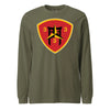 3rd Battalion 3rd Marines Long Sleeve T-Shirt - OD GREEN