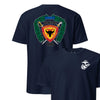 3rd Battalion 4th Marines Back Print T-Shirt - NAVY