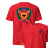3rd Battalion 4th Marines Back Print T-Shirt - RED