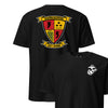 3rd Battalion 5th Marines Darkhorse Back Print T-Shirt - BLACK