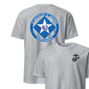 3rd Battalion 6th Marines Back Print T-Shirt - HEATHER GREY