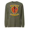 3rd Battalion 7th Marines Long Sleeve T-Shirt - OD GREEN