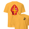 3rd Battalion 8th Marines Back Print T-Shirt - GOLD