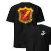 3rd Battalion 9th Marines Back Print T-Shirt - BLACK