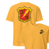 3rd Battalion 9th Marines Back Print T-Shirt - GOLD