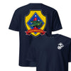3rd Assault Amphibian Battalion Back Print T-Shirt - NAVY
