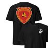 3rd Combat Engineer Battalion Back Print T-Shirt - BLACK