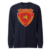 3rd Combat Engineer Battalion Long Sleeve T-Shirt - NAVY