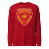 3rd Combat Engineer Battalion Long Sleeve T-Shirt - RED