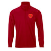 3rd Division Performance Quarter Zip Pullover - RED