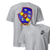 3rd Light Armored Reconnaissance Battalion Back Print T-Shirt - HEATHER GREY