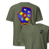 3rd Light Armored Reconnaissance Battalion Back Print T-Shirt - OD GREEN