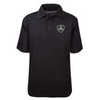 3rd Division Subdued Performance Polo Shirt - BLACK