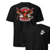 4th Battalion 10th Marines Back Print T-Shirt - BLACK