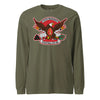 4th Battalion 10th Marines Long Sleeve T-Shirt - OD GREEN