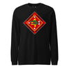 4th Assault Amphibian Battalion Long Sleeve T-Shirt - BLACK