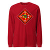 4th Assault Amphibian Battalion Long Sleeve T-Shirt - RED