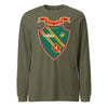 4th Tank Battalion Long Sleeve T-Shirt - OD GREEN