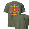 5th Battalion 10th Marines Back Print T-Shirt - OD GREEN
