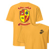 5th Battalion 11th Marines Back Print T-Shirt - GOLD