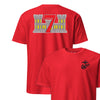 7th Engineer Support Battalion Back Print T-Shirt - RED