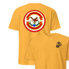 8th Communications Battalion Back Print T-Shirt - GOLD