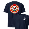 8th Communications Battalion Back Print T-Shirt - NAVY
