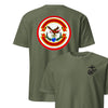 8th Communications Battalion Back Print T-Shirt - OD GREEN