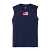 Amercian Flag Sleeveless Performance Shirt - NAVY