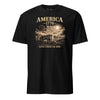 America 1776 Live Free or Die T-Shirt - BLACK