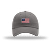 American Flag Flex Patch Structured Hat - GREY
